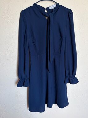 RIHOAS Tie Neck Dress